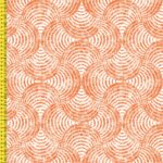Abstract indigo-dyed striped petaled background. Seamless pattern.