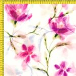 Watercolor Flowers Seamless Pattern. Hand Painted Background.